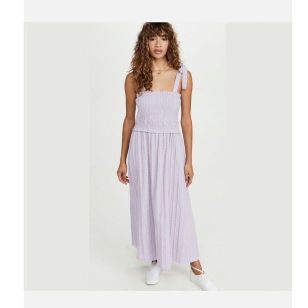 Lost + Wander Angel In Disguise Lavender Smocked Maxi Dress Size 6 NWT